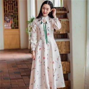 Vintage style floral maxi dress (new)